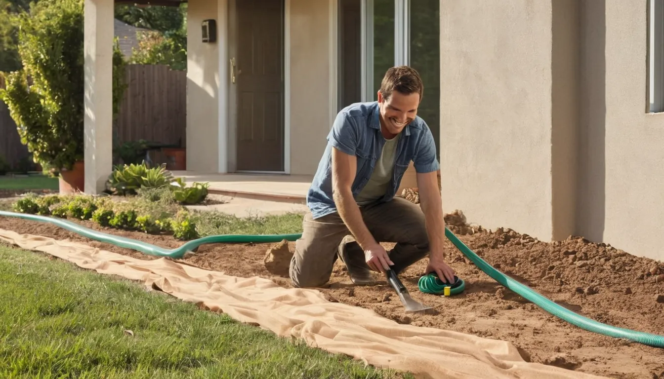 Homeowner measuring a patio area before a new concrete pour in the Vallejo area